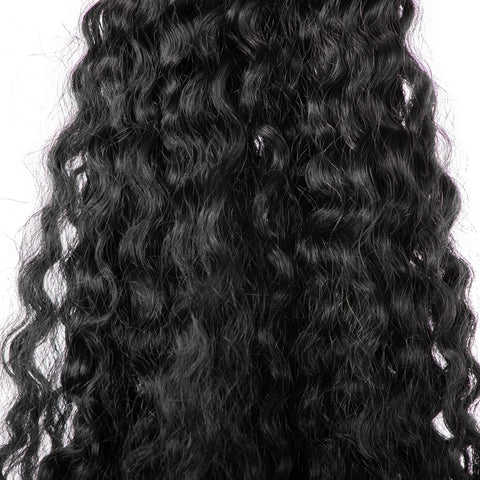 Weft hair Burmese curly